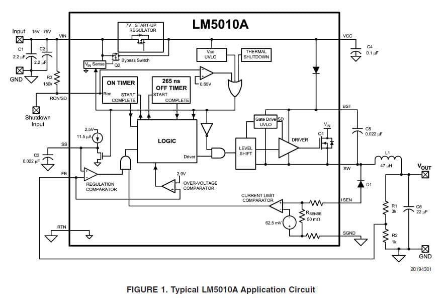 10V DC to DC Single Output Power Supply for Automotive