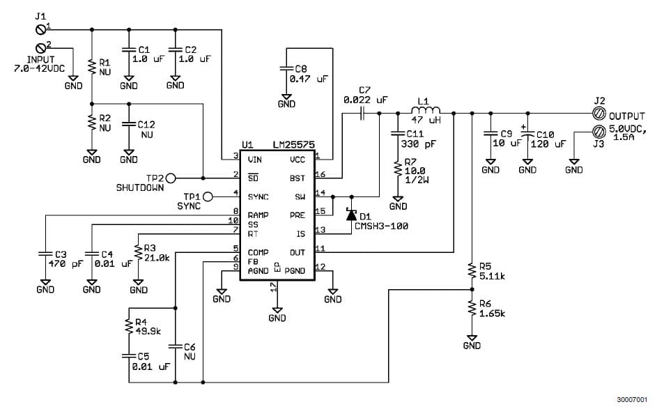 5V DC to DC Single Output Power Supply for Automotive