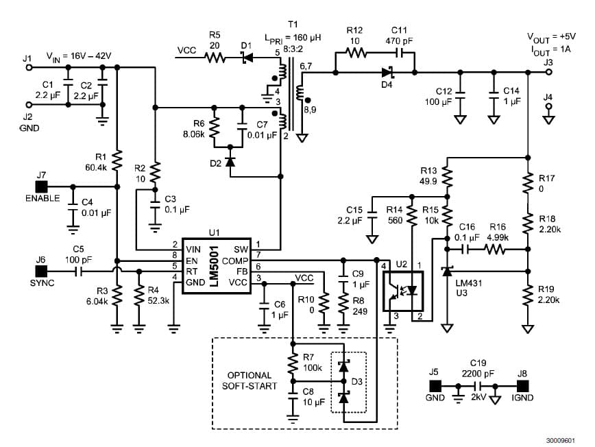 5V DC to DC Single Output Power Supply for Portable