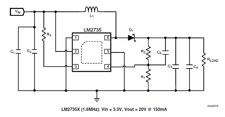 20V DC to DC Single Output Power Supply for Portable