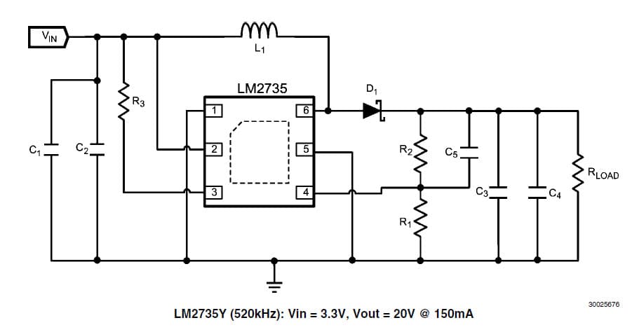 20V DC to DC Single Output Power Supply for Portable