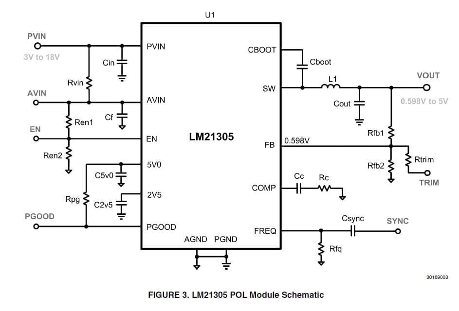 LM21305DEMO, Demonstration Board for the LM21305, 0.598 to 5V DC to DC Single Output Power Supply for Optical Networking