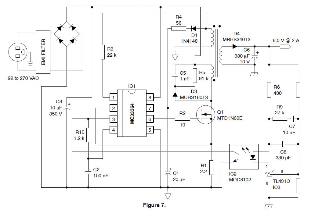 6V AC to DC Single Output Power Supply for Cellular Phone