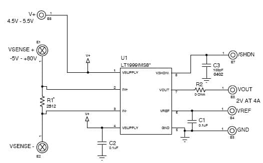 4.5 to 5.5V Analog Amplification for Data Acquisition System