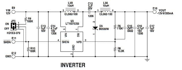 LTC1930ES5/LTC1931ES5 Demo Board, 1.2 MHz, DC/DC Converter