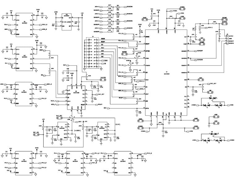 MAX15501EVKIT+, Evaluation Board for the Clock Synthesizer for Factory Automation