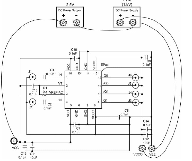 SY54011R, Evaluation Board for the Clock Buffer for GB Ethernet Switch