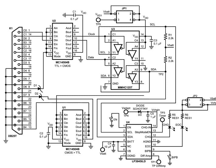 Lithium-ion/Nickel-Metal Hydride Battery Charger for Cellular Phone