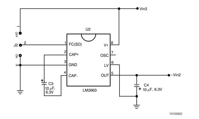 LM2661/3/4EVAL, Evaluation Board using LM2663 DC to DC Single Output Power Supply for Portable