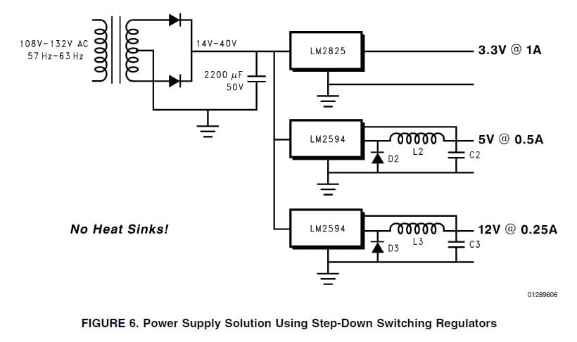 11W, 3.3V, 5V, 12V AC to DC Multi-Output Power Supply for Desktop PC