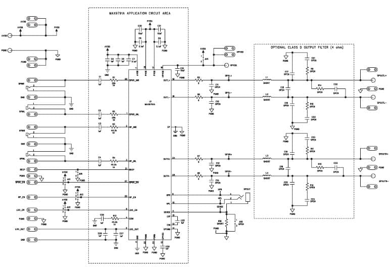 MAX9791AEVKIT+, Evaluation Kit for MAX9791A 2W, 2-Channel, Class-D Audio Power Amplifier for Notebook