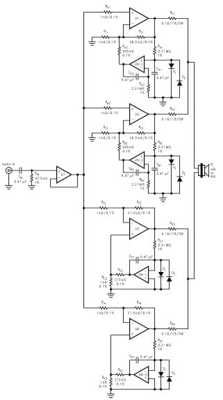 200W, 1-Channel, Class-AB Audio Power Amplifier for High-Definition TV