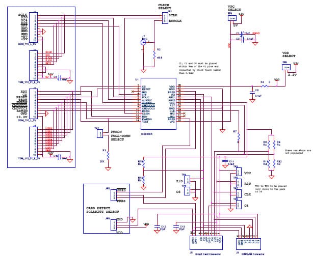 73S8009R-DB, Demo Board is a platform for evaluating 73S8009R Smart Card Interface IC