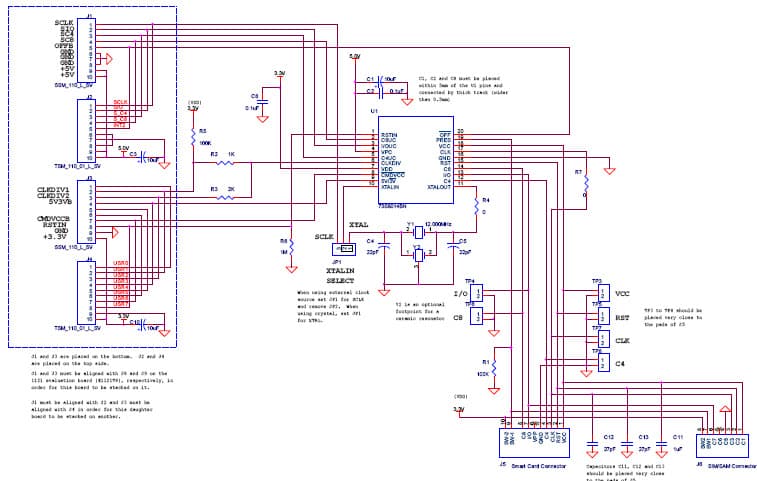 73S8014RN-DB, Demo Board is a platform for evaluating 73S8014R/RN/RT Smart Card Interface IC