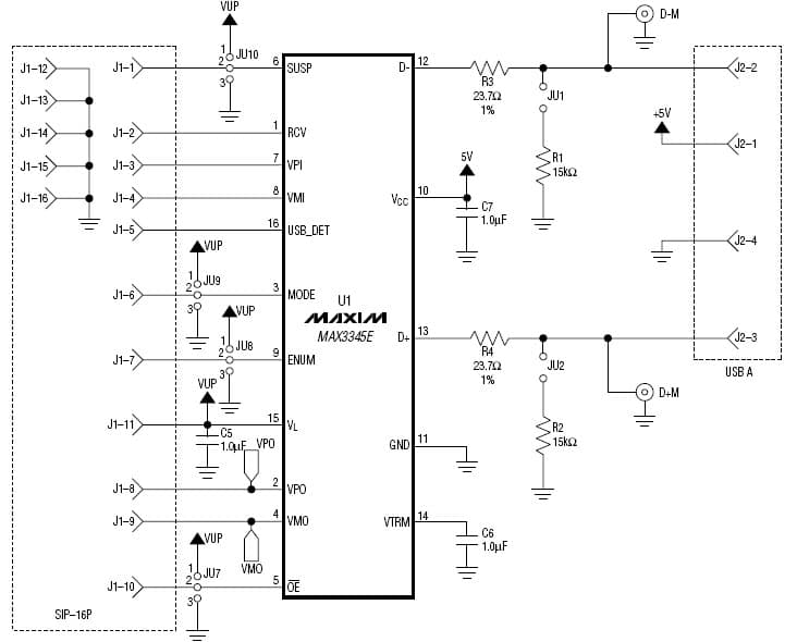 MAX3345EEVKIT, Evaluation Kit for MAX3345 6 to 9V Level Translator