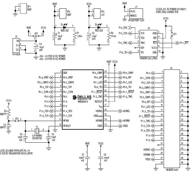 MAXQ610-KIT#, MAXQ MCU Development System for Remote Control