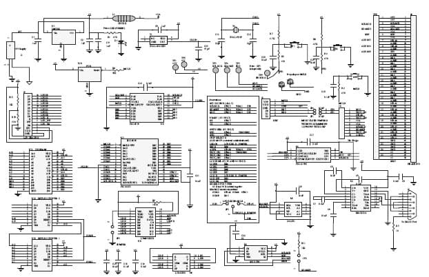 DS51221A, Analog Evaluation Driver Board is designed to be used as an evaluation the PIC16C63, PIC16C54 and PIC12C5XX MCUs