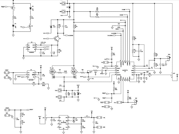 MAX5977AEVKIT+, Evaluation Kit for MAX5977A Hot-Swap Controller for Servers