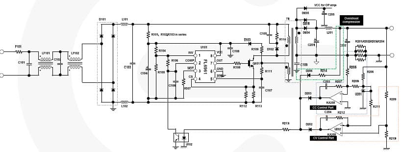 16.8W, 24V AC to DC Single Output Power Supply for LED Lighting