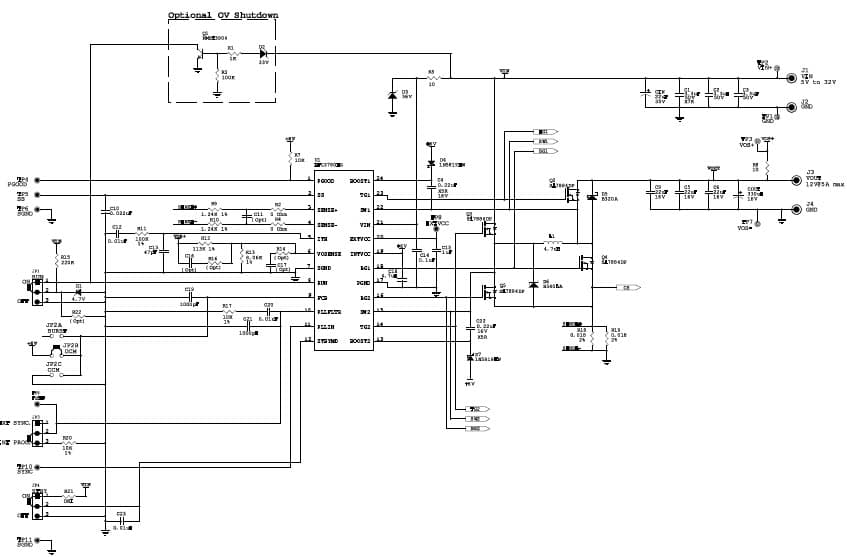 LTC3780EG Demo Board, High Efficiency Step-Up/Down DC/DC Converter, 5V to 32Vin, 12Vout @ 5A max