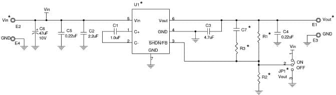 LTC3221-5 Demo Board, Micro-power regulated charge pump DC/DC converter