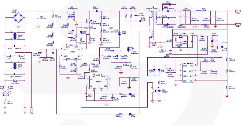 RD-L008, Reference Design for Reference Design for the FL6961, Boundary Mode PFC Controller and FL6300A, Current Mode PWM Controller