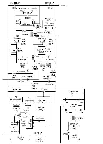 Electronic Ballast Lamp Driver for Electronic Ballast