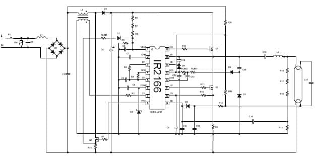 IRPLCFL6revB: High Power CFL Ballast Using IR2166