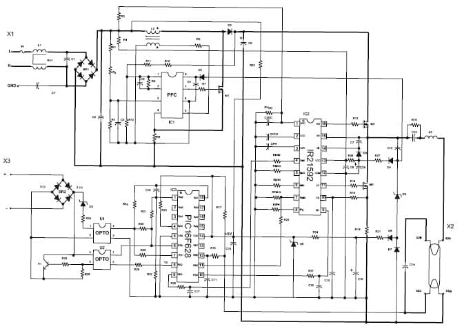 IRPLDIM2E, Demo Board for Digital Dimming DALI Ballast for 36W/T8 220V input