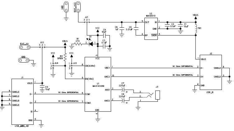 MAX14508EEVKIT+, Evaluation Board for Single DPDT Analog Switch for Laptop