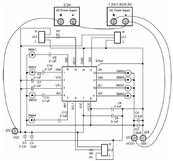 SY56023R, Evaluation Board for Analog Switch for GB Ethernet Switch