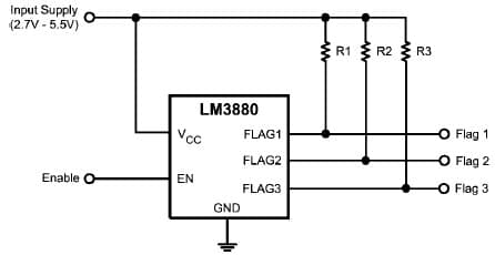 LM3880EVAL, Demo Board for the LM3880 Microprocessor Power Supervisory for Automotive