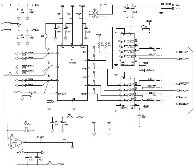 EVAL-AD5292EBZ, Evaluation Board for the AD5292, 10-Bit Serial Input, High Voltage Digital Potentiometer