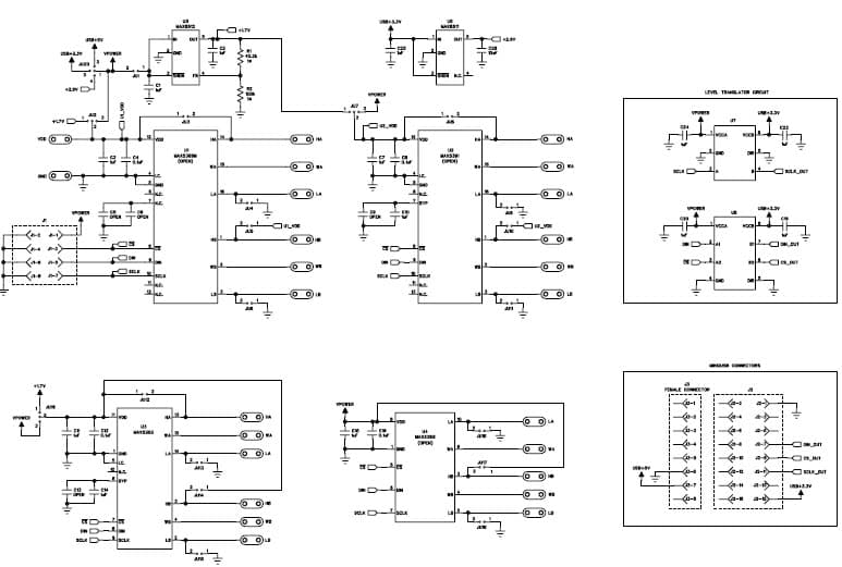 MAX5393EVMINIQU+, Evaluation Board for the MAX5393 Digital Potentiometer for Portable