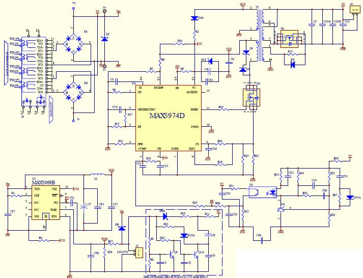 5V DC to DC Single Output Power Supply for Power Over Ethernet