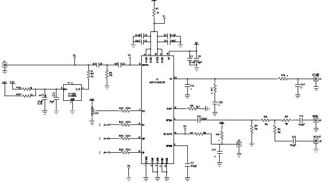 EVAL-ADF4108EBZ1, Evaluation Board for the ADF4108, 8000 MHz PLL Clock Generator for PoE Wireless Access Point