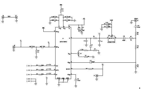 EVAL-ADF4153EBZ1, Evaluation Board for the ADF4153, 1750-MHz PLL Clock Generator for Wireless LAN