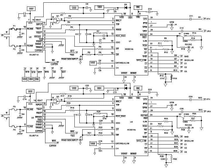 AN1012, Operation of the UniSLIC14 & IDT821064 Evaluation Module