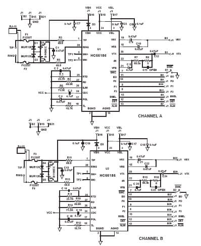 AN9955.1, Operation of the HC55185 Ringing SLIC & IDT821068 Evaluation Module