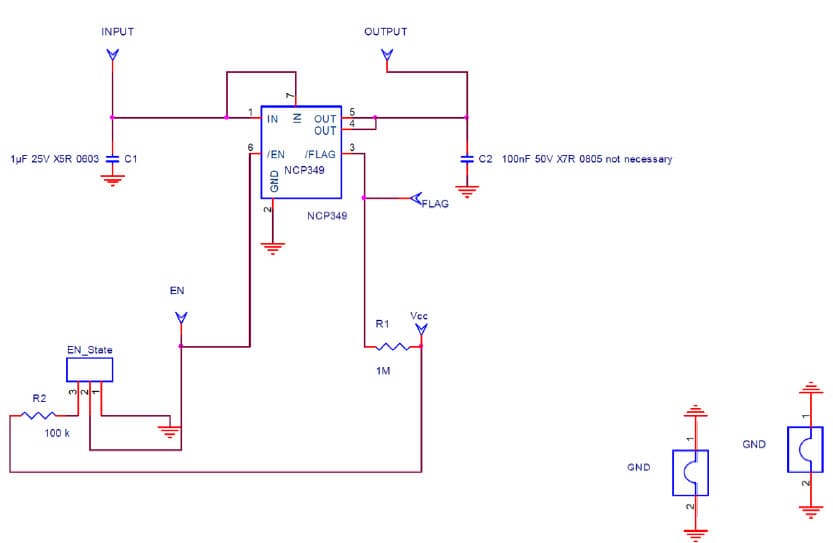 NCP349GEVB, Evaluation Board for NCP349 Overvoltage Protection