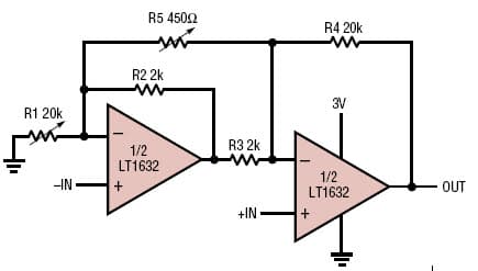 3V Instrumentation Amplifier for Instrumentation