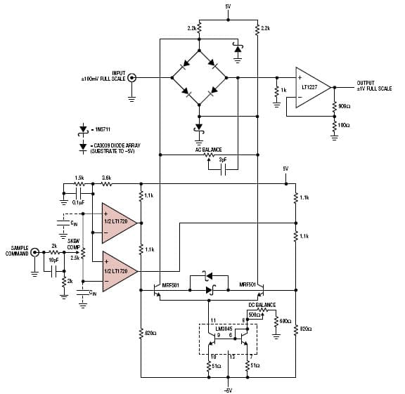 5V Analog Amplifier for Instrumentation