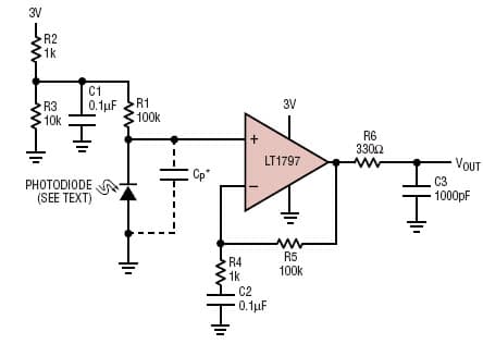 3V Analog Amplifier for Instrumentation