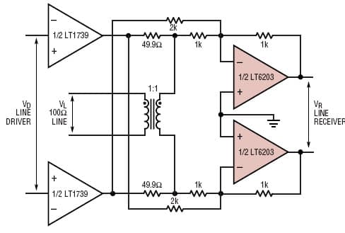 Analog Amplifier for DSL Modem