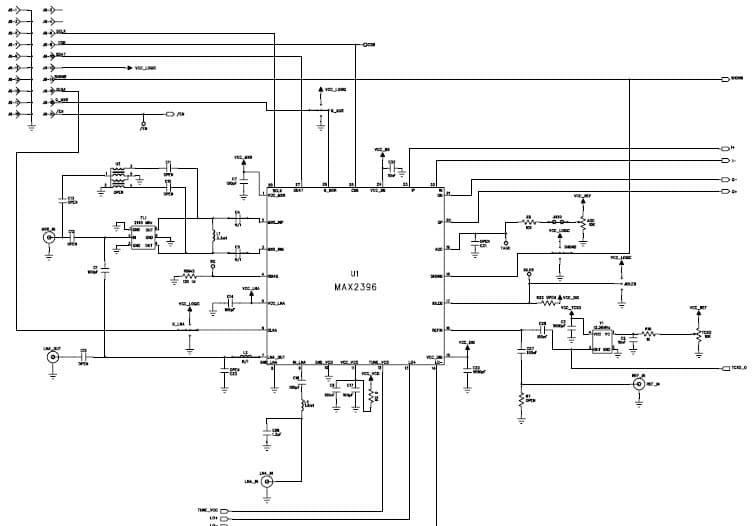 MAX2396EVKIT, Evaluation Kit for MAX2396 2110 to 2170MHz Receiver for Wireless Headset