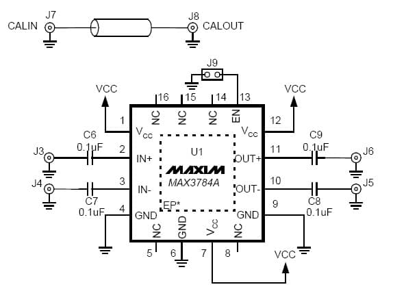 MAX3784AEVKIT, Evaluation Kit for the MAX3784A, 5-Gbps equalizer with increased output signal amplitude