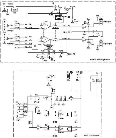 STEVAL-CCA025V1, Evaluation board user guidelines for the TS4621 high-performance stereo HeadPhone amplifier