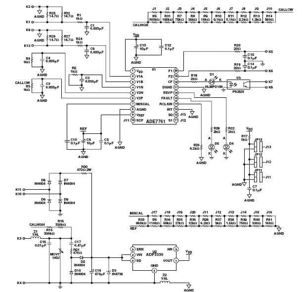 A Low Cost Tamper-Resistant Energy Meter Based on the ADE7761 with Missing Neutral Function