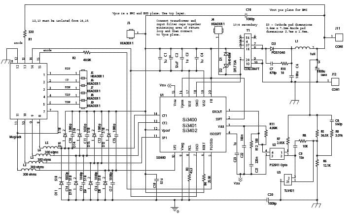 30W, 5V DC to DC Single Output Power Supply for Power Over Ethernet