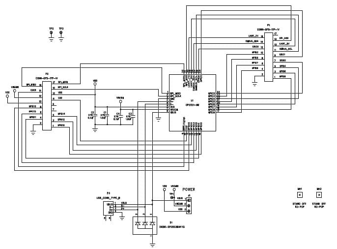 CP2501DK, Evaluation Board for CP2501 USB Transceiver for Portable Computers